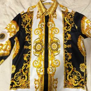 Versace la coupe button down (unisex)